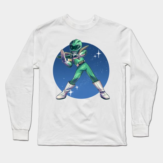 Green Ranger Long Sleeve T-Shirt by Tomatosos